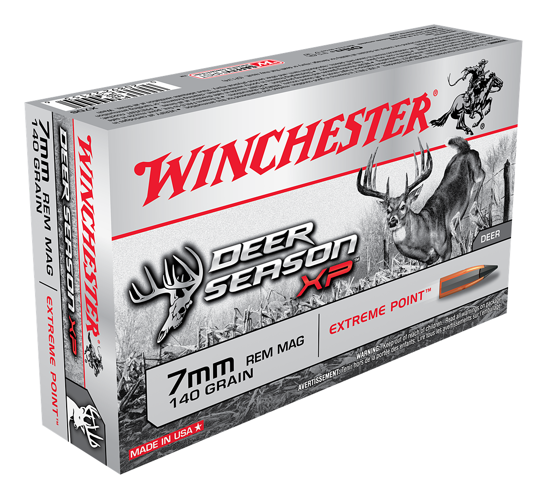 Winchester Deer Season XP 7mm Rem Mag 140 Grain Centerfire Rifle Ammo ...